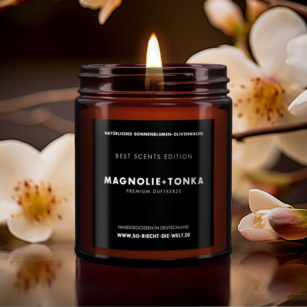 Magnolie & Tonka Kerze - Best Scents Edition