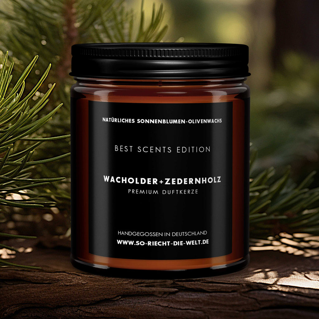 Wacholder & Zedernholz Kerze - Best Scents Edition